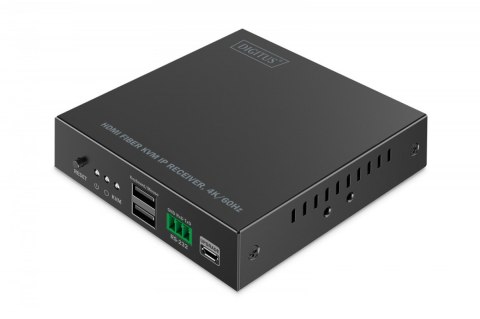 Przedłużacz (extender) światłowodowy HDMI 4K/60Hz z KVM USB 1.1 przez IP 1G lub do 40km/300m/IP 1G - dodatkowy odbiornik do DS-5