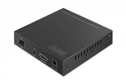 Przedłużacz (extender) światłowodowy HDMI 4K/60Hz z KVM USB 1.1 przez IP 1G lub do 40km/300m/IP 1G - dodatkowy odbiornik do DS-5