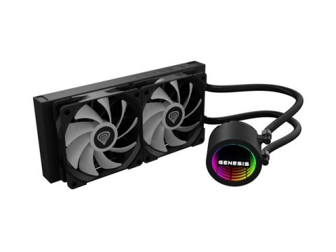 Chłodzenie wodne HYDRIA GENESIS 240 ARGB czarne