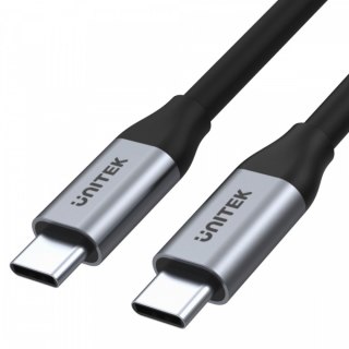 Kabel USB-C - USB-C PD 100W, 5Gbps, 4K60Hz, 2m, M/M; C14091ABK