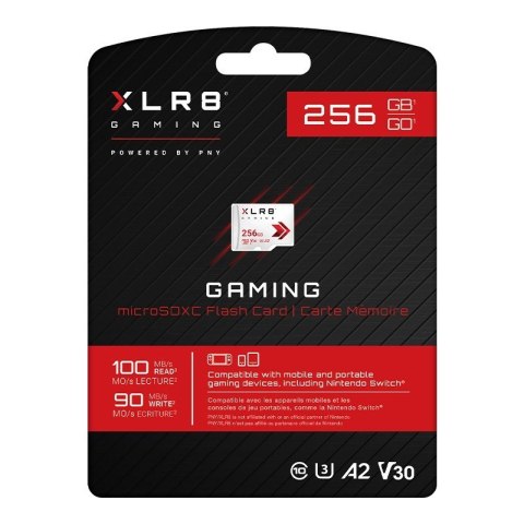 Karta pamięci MicroSDXC 256GB P-SDU256V32100XR-GE