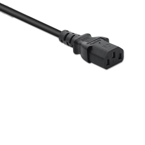 Kabel zasilający do UPS | IEC C13/C14 | 3x1.0mm2 | 1.5m
