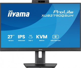 Monitor 27 cali XUB2790QSUH-B2 IPS,QHD,CAM,MIC,HDMI,DP,3xUSB(3.2), 100Hz,ADAPTIVE SYNC,FlickerFree,2x2W,WINDOWS HELLO