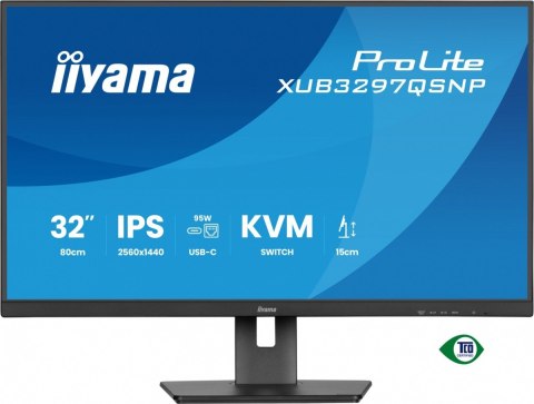 Monitor 32 cale XUB3297QSNP-B1 IPS,QHD,USB-C DOCK (95W), USB HUB 4x, KVM, RJ45, GW 5 LAT