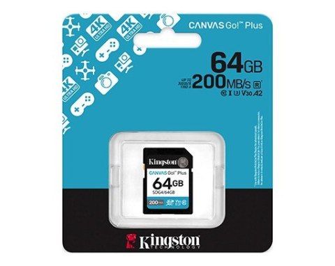 Karta SD 64GB Canvas Go Plus 200/100 MB/s C10 U3 V30