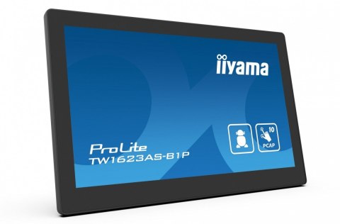 Monitor 16 cali TW1623AS-B3P,10P.DOT.IPS,ANDROID13,WIFI,24/7,RJ45, HDMI,3xUSB,CMS (iiSignage2)