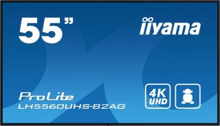Monitor wielkoformatowy 55 cali LH5560UHS-B1AG matowy 24h/7 500(cd/m2) VA 3840 x 2160 UHD(4K) Android.11 Wifi CMS(iiSignage2), U