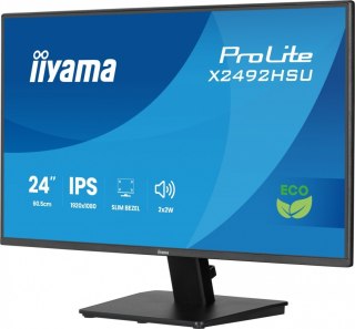 Monitor 24 cale X2492HSU-B1 IPS,FHD,HDMI,DP,120Hz,300cd,4ms,USB HUBx2cienkie ramki, 1500:1, ErP B