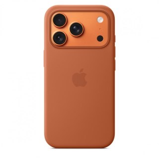 Etui silikonowe z MagSafe do iPhonea 17 Pro - terakota