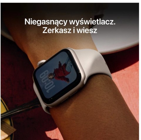 Watch SE 3 GPS koperta 44 mm z aluminium w kolorze księżycowej poświaty, pasek sportowy w kolorze księżycowej poświaty - rozmiar