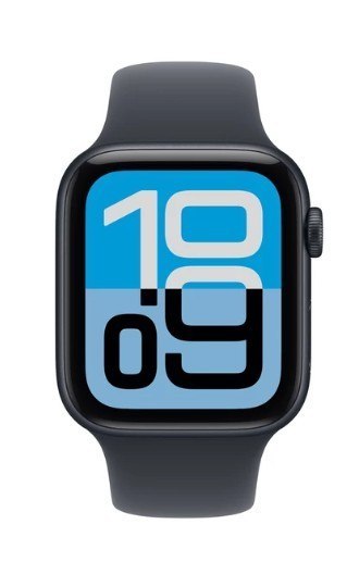 Watch SE 3 GPS koperta 44 mm z aluminium w kolorze księżycowej poświaty, pasek sportowy w kolorze księżycowej poświaty - rozmiar