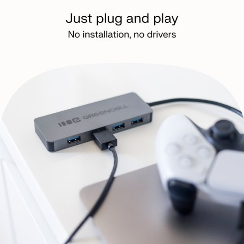 HUB USB-C Basic USB-A do 4x USB-A 3.0