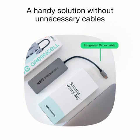 HUB USB-C Basic USB-C do 4x USB-A 3.0