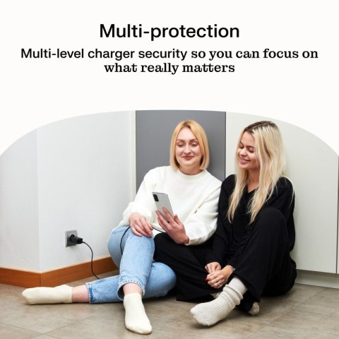 Ładowarka sieciowa 30W 1xUSB-C 1xUSB-A biała