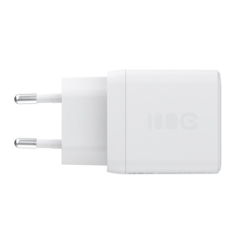 Ładowarka sieciowa 30W 1xUSB-C 1xUSB-A biała