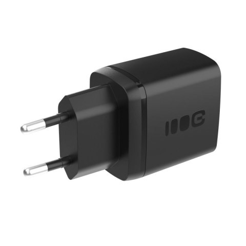 Ładowarka sieciowa 30W 1xUSB-C 1xUSB-A czarna