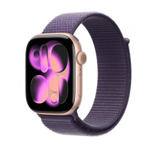 Opaska sportowa w kolorze mlecznego fioletu do koperty 46 mm