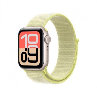 Opaska sportowa w kolorze neonowym żółtym do koperty 40 mm