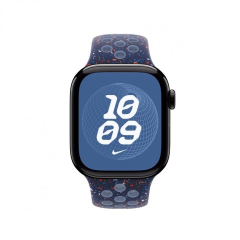 Pasek sportowy Nike w kolorze Blue Ribbon do koperty 42 mm - rozmiar S/M