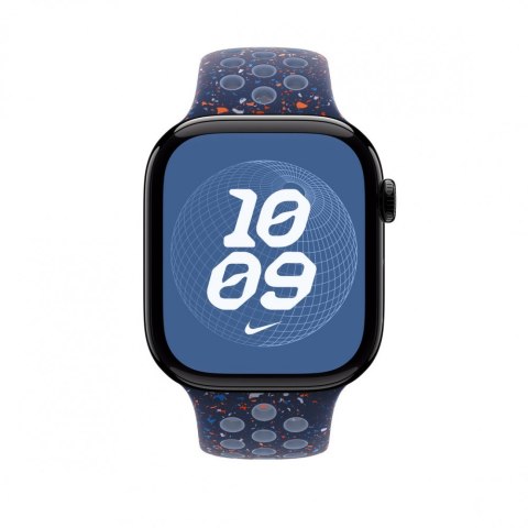 Pasek sportowy Nike w kolorze Blue Ribbon do koperty 46 mm - rozmiar S/M
