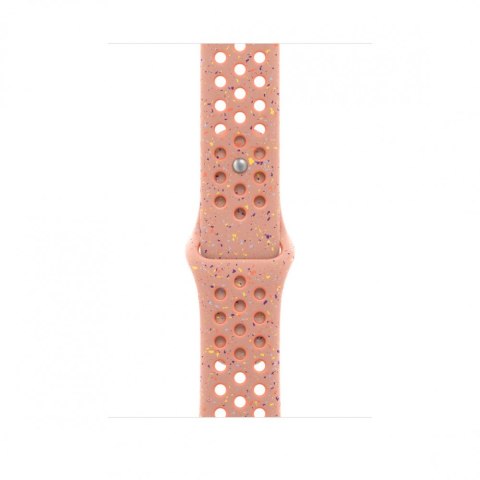 Pasek sportowy Nike w kolorze alpejskiego różu do koperty 46 mm - rozmiar M/L