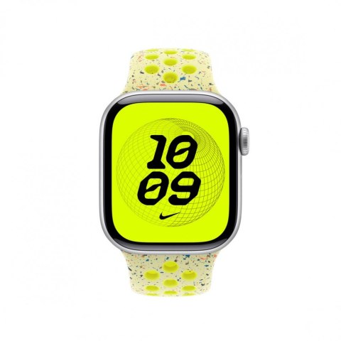 Pasek sportowy Nike w kolorze nocnej czerni do koperty 42 mm - rozmiar M/L