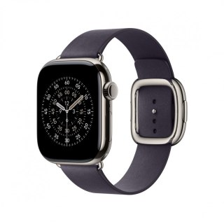 Pasek w kolorze nocnego fioletu z klamrą nowoczesną do koperty 42 mm - rozmiar S