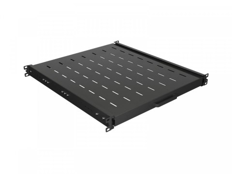Półka wysuwana do szaf rack 19 cali 500mm czarna