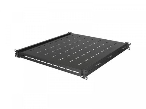 Półka wysuwana do szaf rack 19 cali 500mm czarna