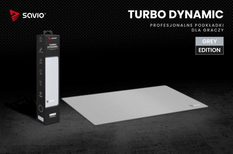 Podkładka 1000 x 500 x 3 mm Turbo Dynamic Grey edition XXL SAVIO
