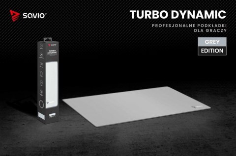 Podkładka 900 x 400 x 3 mm Turbo Dynamic Grey Edition XL SAVIO