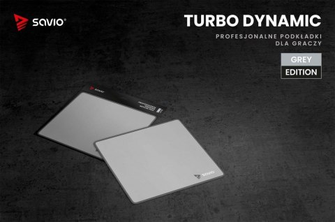 Podkładka pod mysz 250 x 250 x 2 mm Turbo Dynamic S Grey Edition