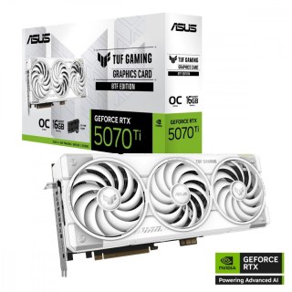 Karta graficzna GeForce RTX 5070Ti TUF GAMING OC WHITE BTF GDDR7 256bit
