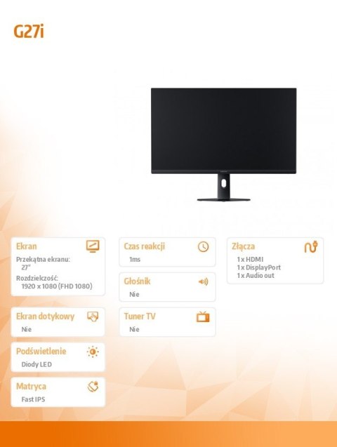Monitor gamingowy G27i 2026 OM4FF-EU