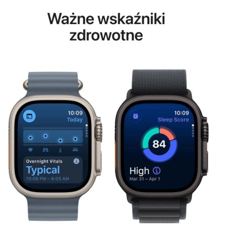 Watch Ultra 3 GPS + Cellular, koperta 49 mm z tytanu w kolorze czarnym, bransoleta mediolańska z tytanu w kolorze czarnym - rozm
