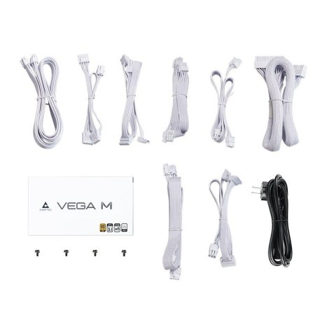 Zasilacz PPG-1000-CW VEGA M 1000W 80+ GOLD biały