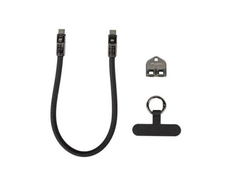 Kabel USB-C M/M SMYCZ/BRELOK 0.3M 240W czarny