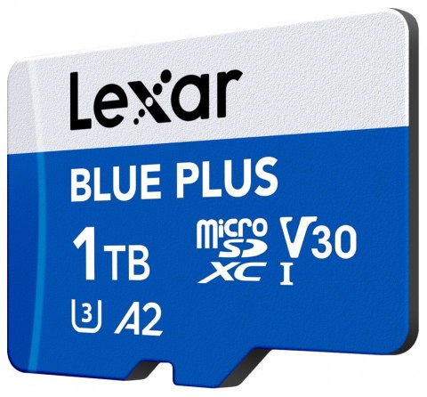 Karta pamięci microSD 1TB C10 A2 U3 V30 170MB/s Blue Plus