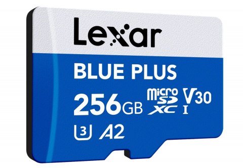 Karta pamięci microSD 256GB C10 A2 U3 V30 170MB/s Blue Plus