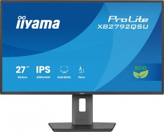 Monitor 27 cali XB2792QSU-B1 IPS,QHD, HAS (150) PIVOT, 120Hz,HDMI,DP, 350cd,1500:1, cienkie ramki, 2xUSB 3.2, ErP