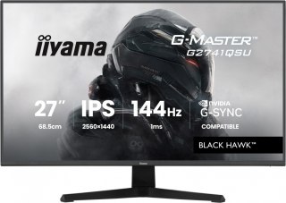 Monitor 27 cali G2741QSU-B1 IPS,QHD,144Hz,1ms,2xUSB Adaptive G-SYNC,HDMI,DP,350cd,