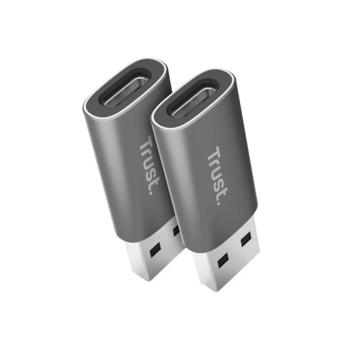 Adapter Calyx USB-C do USB-A dwupak szary