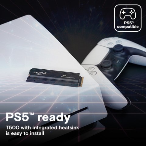 Dysk SSD T500 4TB M.2 NVMe 2280 PCIe 4.0 7400/7000 Radiator