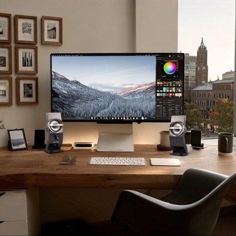 Głośniki komputerowe 6W AC805 USB Black