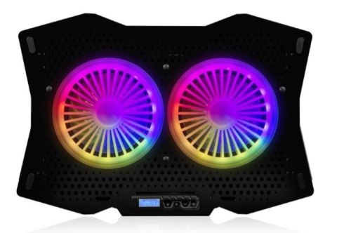 Podstawka chłodząca pod laptopa CF18 RGB SILENT FAN czarna