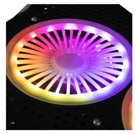 Podstawka chłodząca pod laptopa CF18 RGB SILENT FAN czarna