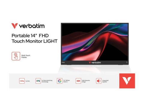 Przenośny monitor dotykowy Light 14 Full HD 60 Hz Portable