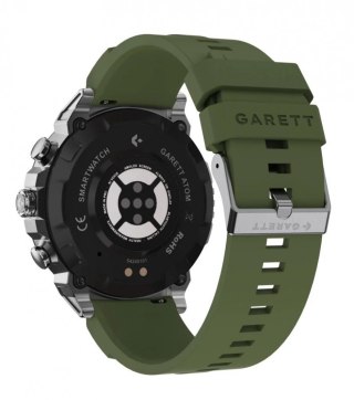 Smartwatch Atom srebrny stalowy