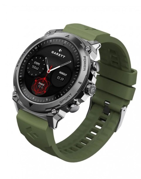 Smartwatch Atom srebrny stalowy