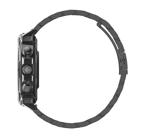 Smartwatch Garett Atom czarny stalowy